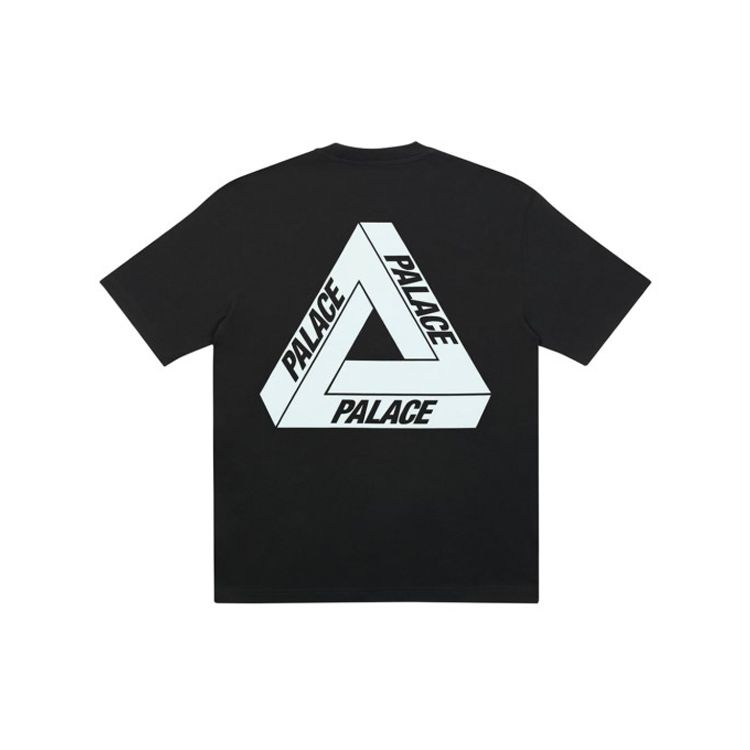 Palace Футболка Tri-To-Help, черные/голубые топы унисекс P18TS229