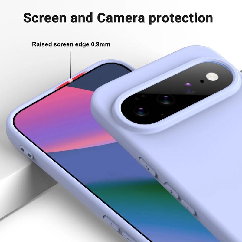 Для Google Pixel 11 Pro XL Чехол из жидкого силикона с ремешком, противоударный чехол для Google Pixel 11Pro XL, бампер для телефона, мягкая крышка, цвет конфеты