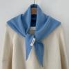 111Wool pure triangle scarf shawl women's new scarf minimalist light luxury high-end scarf