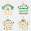 Baby Clothes Casual Short-sleeved T-shirts Summer Clothes Boys Girls Baby Children Children Summer Half-sleeved Tops