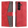 Wallet Case - Samsung Galaxy A56 (5G) - Red - Synthetic Leather - Integrated Stand - 3 Card Slots