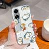 Для Oppo A1 A11 A12 A15 A17K Роскошные прозрачные чехлы с защитой объектива Загадочный узор кита Ударопрочная защитная задняя крышка-накладка для корпуса Oppo