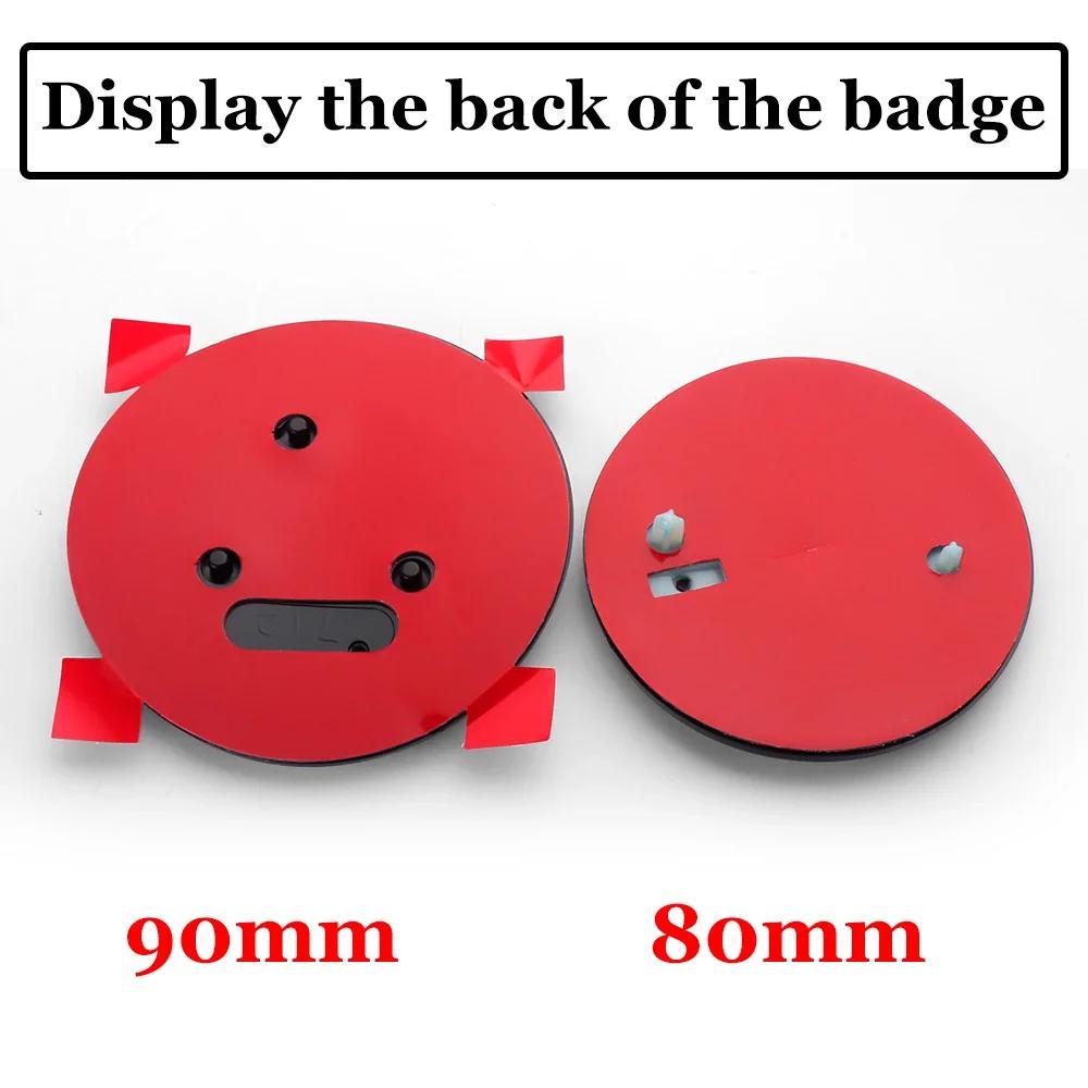 Car Sticker Skoda 2025 Hot 2pcs 80/90/100mm Car Front Hood Badge Rear Trunk Emblem Sticker for Skoda Rapid Fabia Octavia 2 A7 Ye