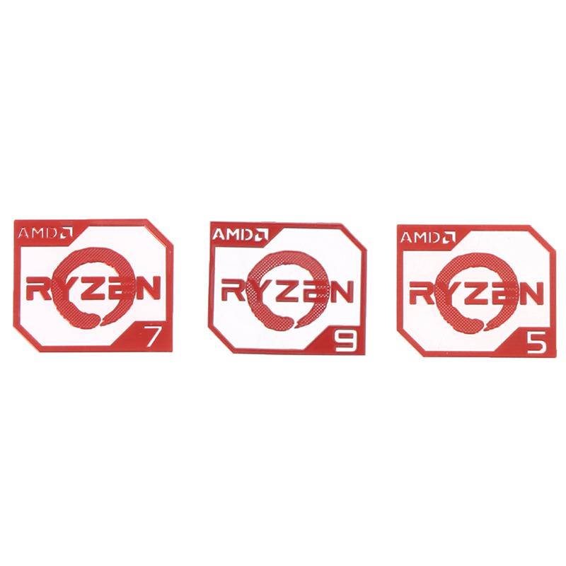 Amd Ruilong Ryzen R9 R7 R5 R3 Vega металлическая наклейка ноутбук настольный логотип наклейка
