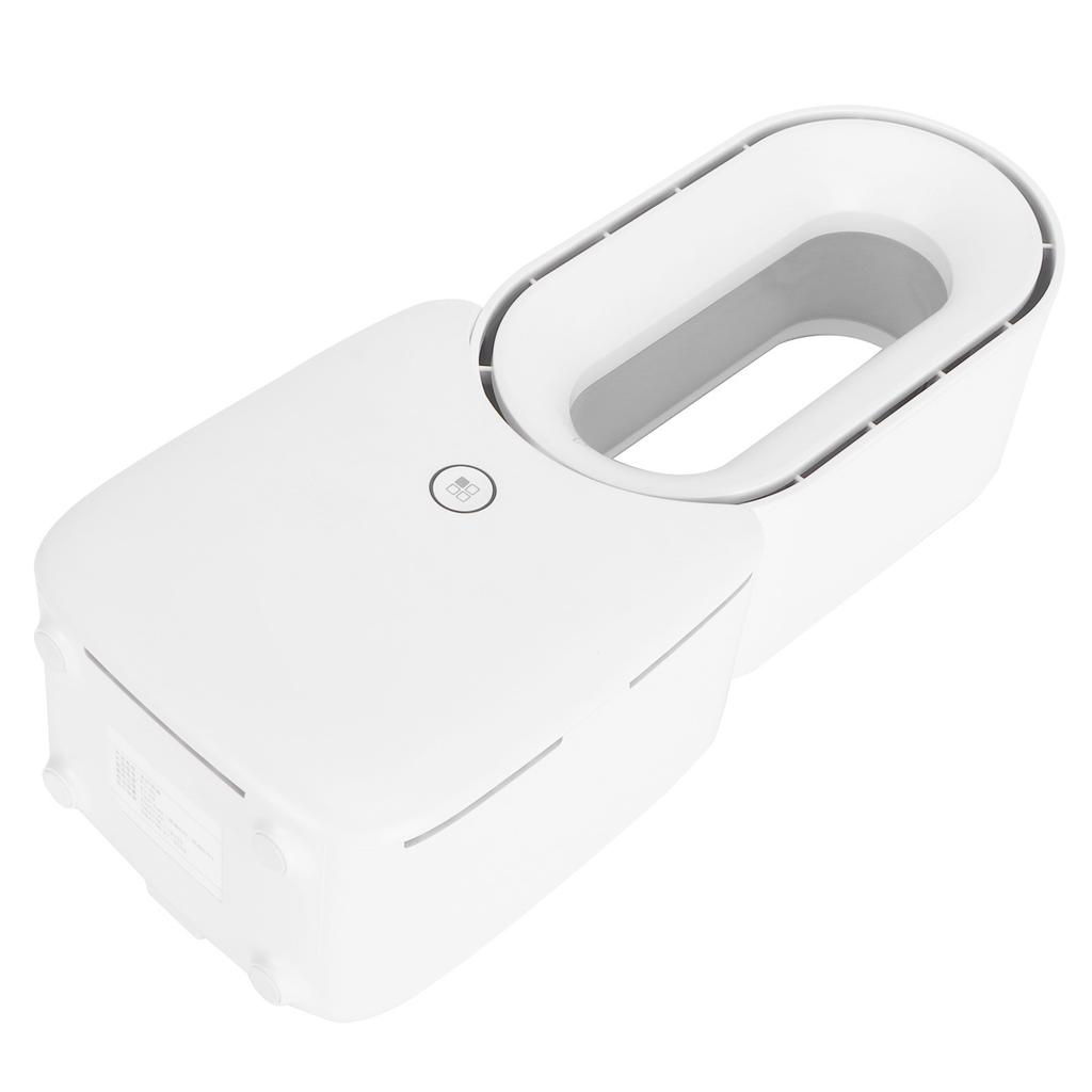 Bladeless Fan with Light Mini Portable Desktop Cooling Fan USB Charging for Home Office White