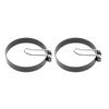 2pcs Stainless Steel Round Non Stick Egg Shaper Frying Pan Ring Mold Accessory Kitchen Utensils