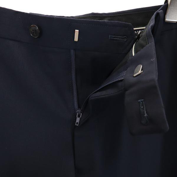 Lanvin Сделано в Японии шерстяные брюки слаксы 79 темно-синие мужские б/у
