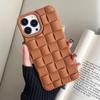 Матовый белый чехол для телефона с 3d сеткой и кубиком для Iphone 14 12 11 13 Pro Max Mini Xr X Xs 7 8 Plus, мягкий силиконовый чехол