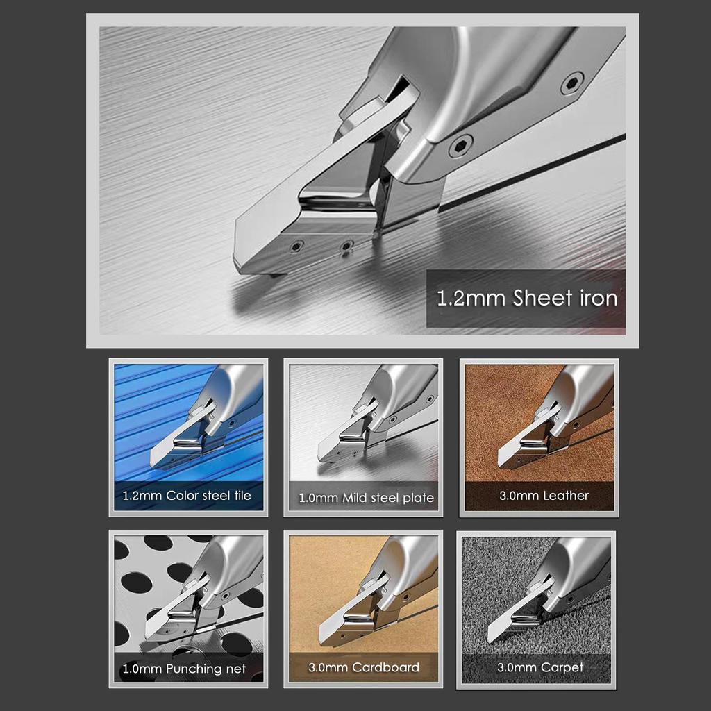 21V Brushless Mini Cordless Tin Snips Scissor 4.0Ah Rechargeable Li-ion Battery Electric Scissors