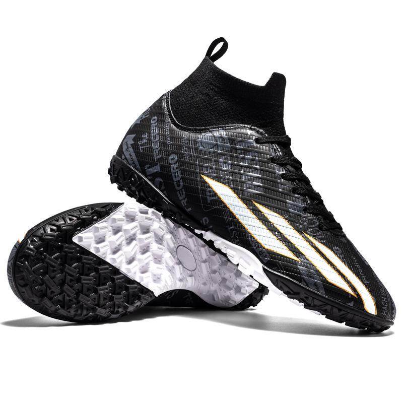 2024 новые высокие футбольные бутсы для мальчиков и подростков, для студентов, длинные ногти, сломанные ногти, обувь для тренировок и соревнований