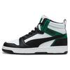 Rebound V6 Lightweight Breathable High-Top Sneakers Unisex Sneakers Black White Green 392326-16
