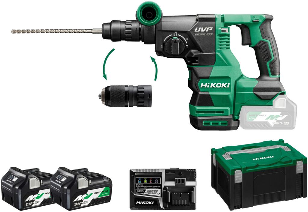Аккумуляторный комбинированный перфоратор Hikoki DH3628DC DH3628DCWRZ