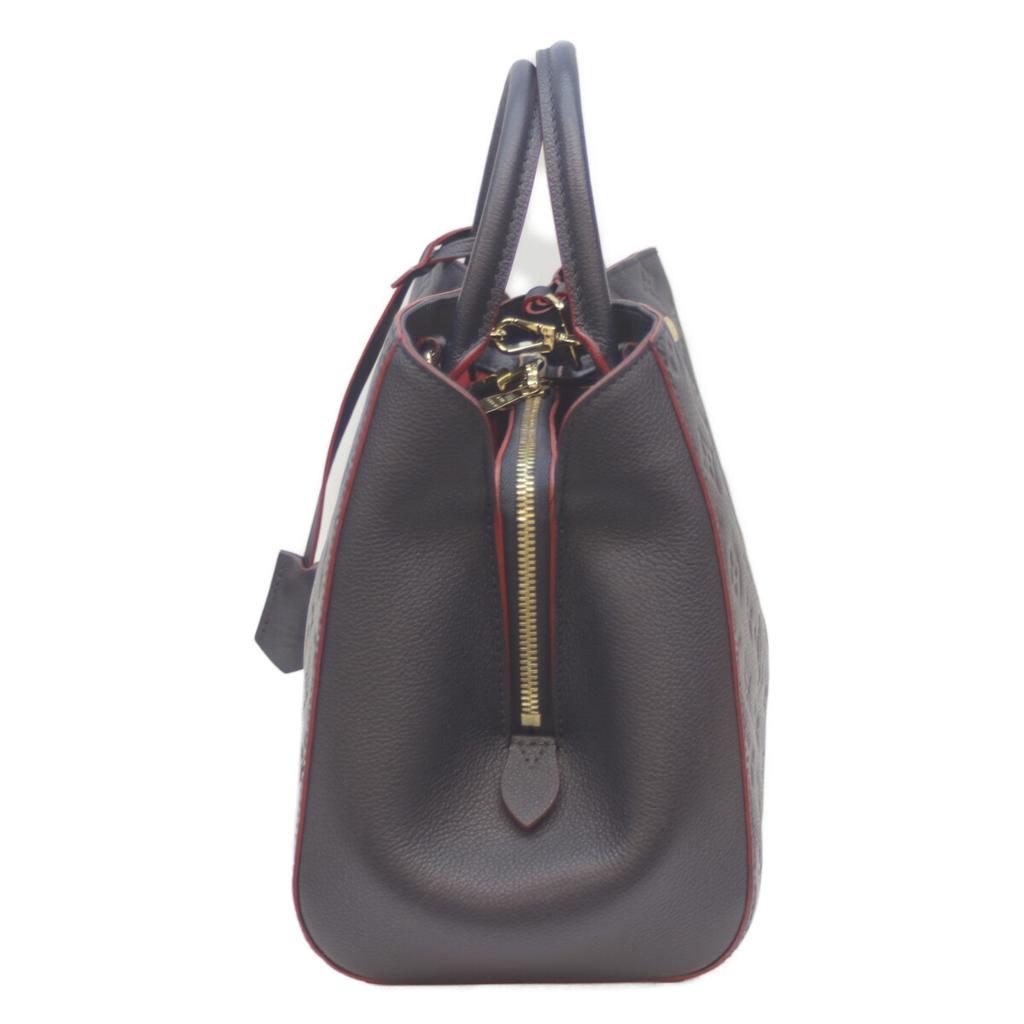 LOUIS VUITTON 2018 M42746 Monogram Amplant Marine Rouge Montaigne MM Handbag Marine RougeUsed