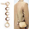 Extension Chain DIY Shoulder Bag Strap Replacement Extended Chain Hollow Moon Shape Polished Lightweight Purse Wallet Strap Extender