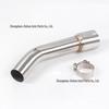 Stainless Steel Mid-Section Exhaust for FZ1N/FZ1 Motorcycle or Sports Car Modification