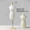 Mini Female Mannequin for 1/2 1/3 1/4 Doll Clothing Display Stand DIY Dollhouse Miniature Ornaments Supplies