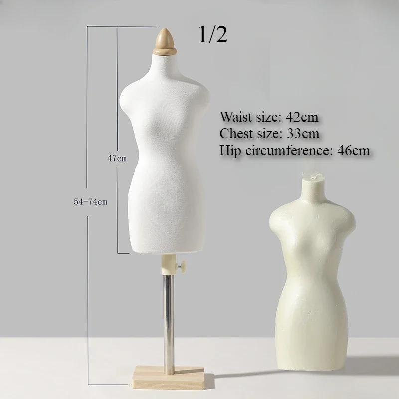 Mini Female Mannequin for 1/2 1/3 1/4 Doll Clothing Display Stand DIY Dollhouse Miniature Ornaments Supplies