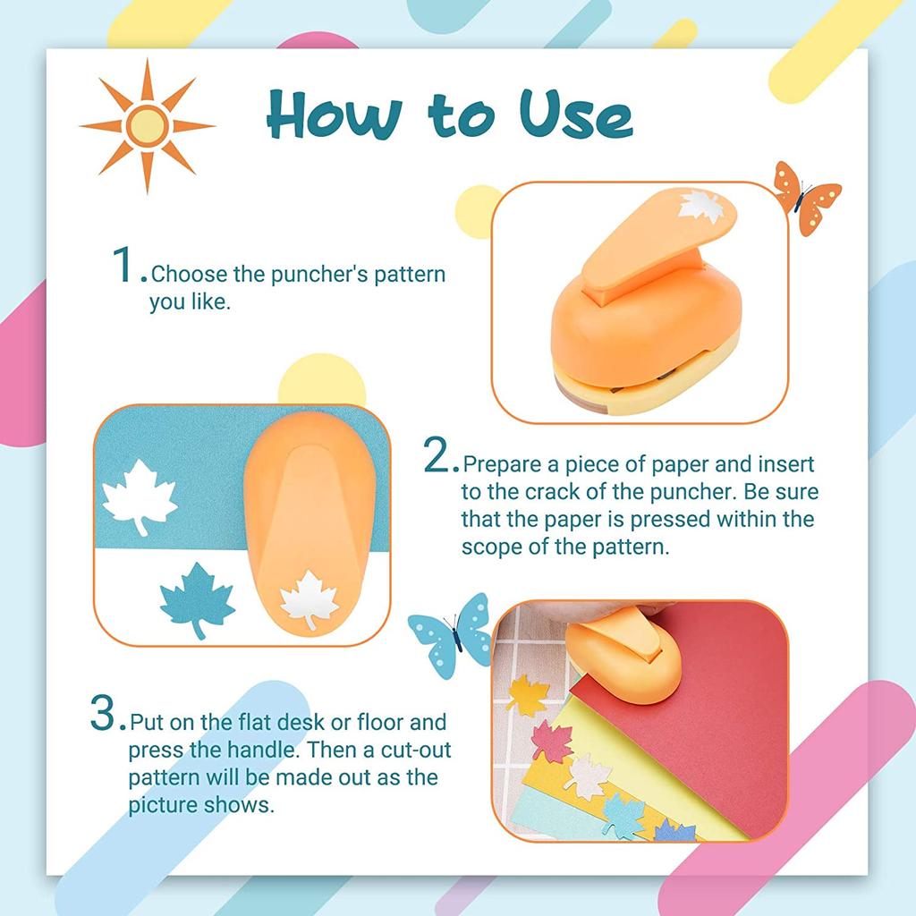 1,5-дюймовый дырокол для бумаги, украшение для карт для скрапбукинга, большой размер, дырокол в форме кленового листа, лист бумаги, офисные принадлежности