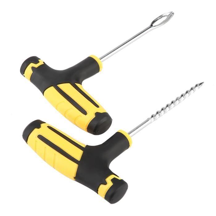 Набор для ремонта бескамерных шин прокол жгут Шина Автомобиль Мотоцикл Инструменты -RUI