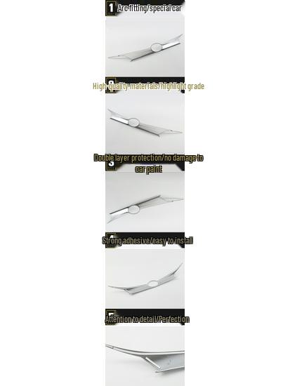 16 RAV4 Electroplated Rear Trim Strips – Tailgate & Trunk Anti-Scratch Accessories