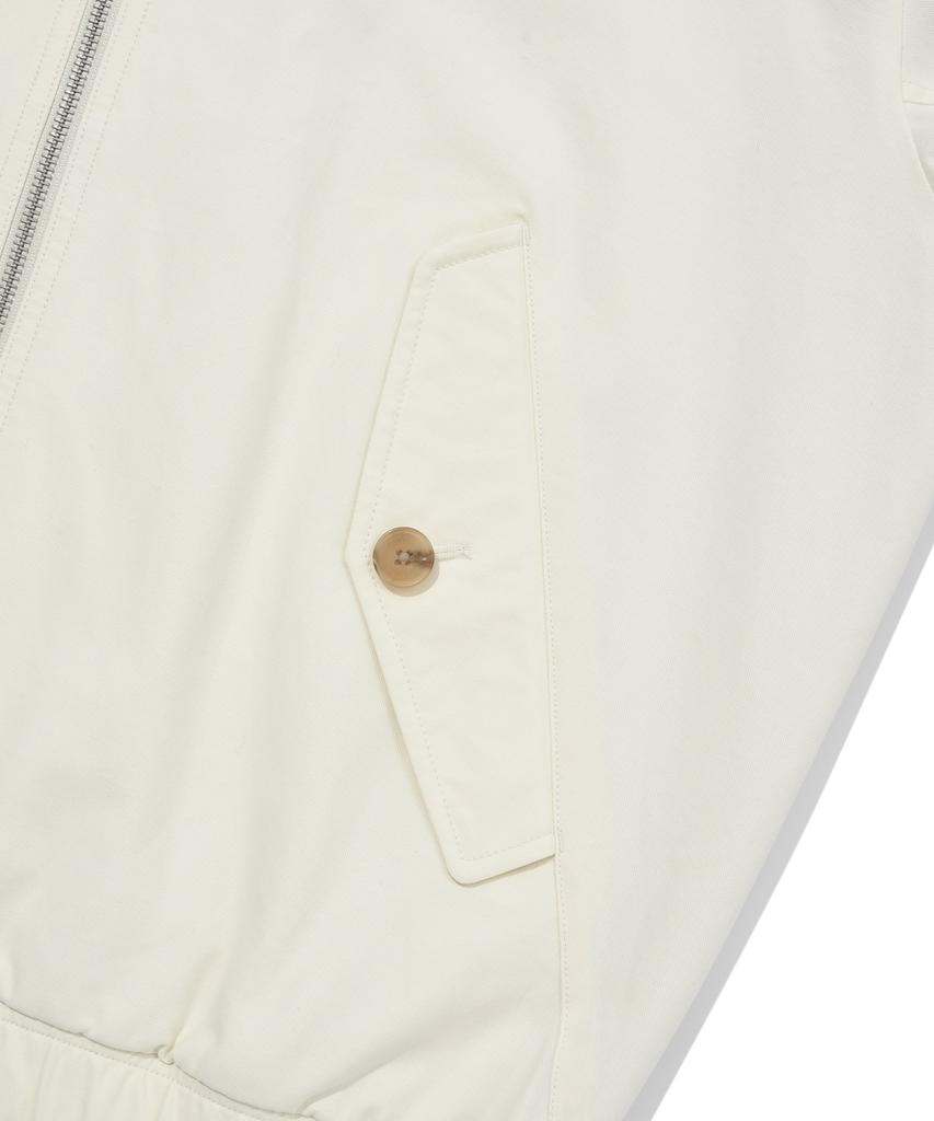 Covernat Cotton Harrington Blouson Ivory