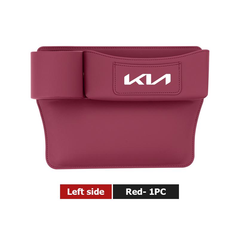 LQFH2 For KIA Car Door Side Seat Gap Storage Box Cup Holder Interior Accessories Rio K5 K2 Sportage Ceed Sorento Picanto Stinger Soul