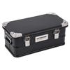 Captain Stag Outdoor Container Black Aluminum Box 30l With Handle Stacking Uw 1549