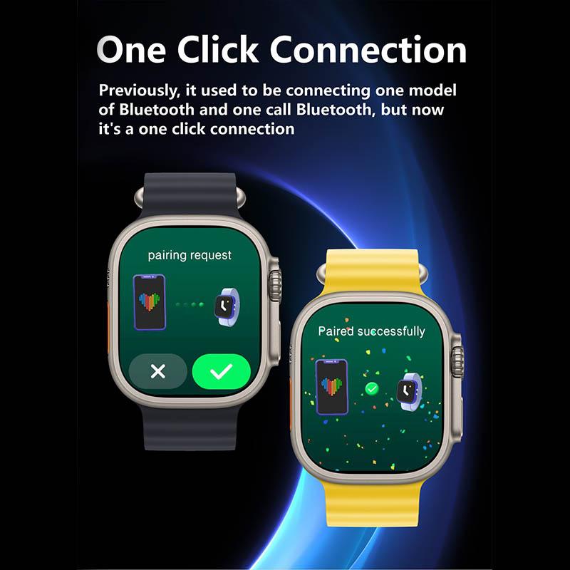 HK9 Ultra 2 Смарт-часы AMOLED 4 ГБ Часы Ultra2 ChatGPT NFC Смарт-часы для мужчин Ai Watch Face Компас Водонепроницаемые