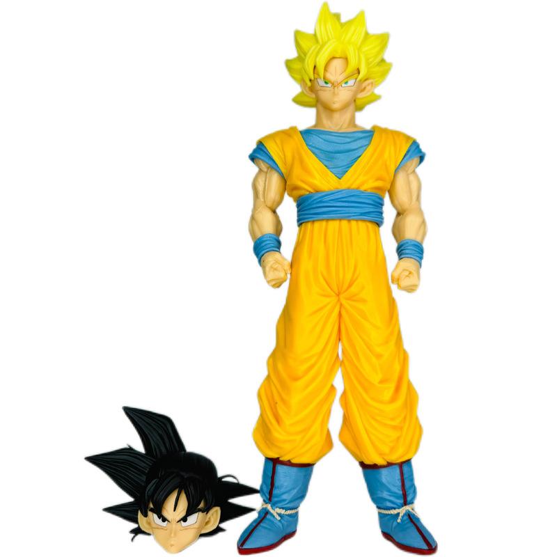 30 см Зи-Воин Безграничный Сон Гоку Аниме Фигурка Dragon Ball ПВХ Статуя Модель Кукла Двойная Голова Сменная Коллекция Детская Игрушка Подарок