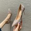 - French Design High-heeled Wedding Shoes, Bridal Women's Stiletto, New Bridesmaid Xiuhe Main Wedding Shoes