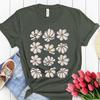 Boho Wildflower Graphic T-Shirt, Floral Nature Shirt