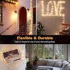 20pcs Battery waterproof LED small lantern 7 feet 20 lights three modes warm white flashing string lights, wedding party Christmas decoration lights