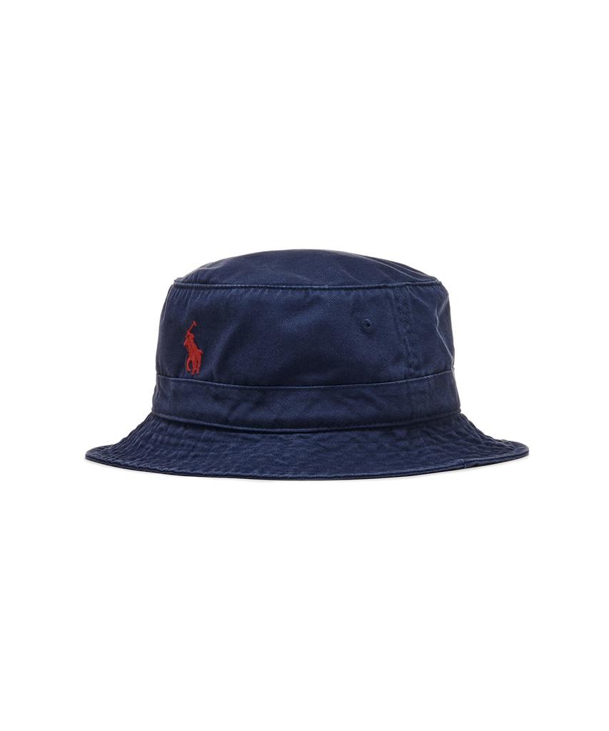 POLO RALPH LAUREN Хлопковая кепка-ведро в стиле чинос - Темно-синий