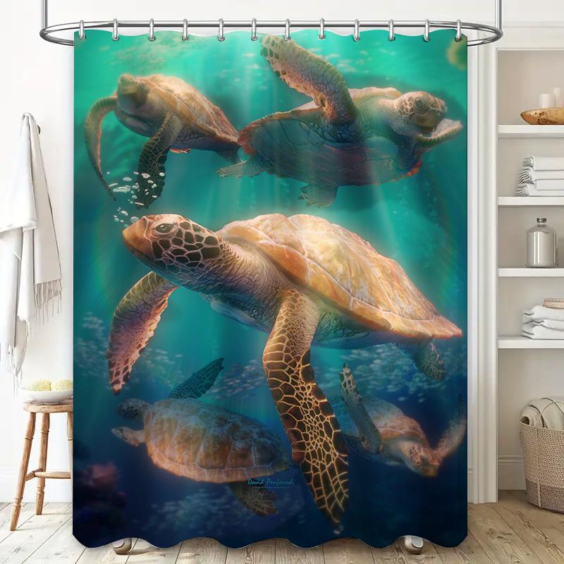 Luxurious Vintage Gold Shower Curtain Waterproof Decorative Bathroom Accessories Home Decor With Lurex Fabric Modern Design For