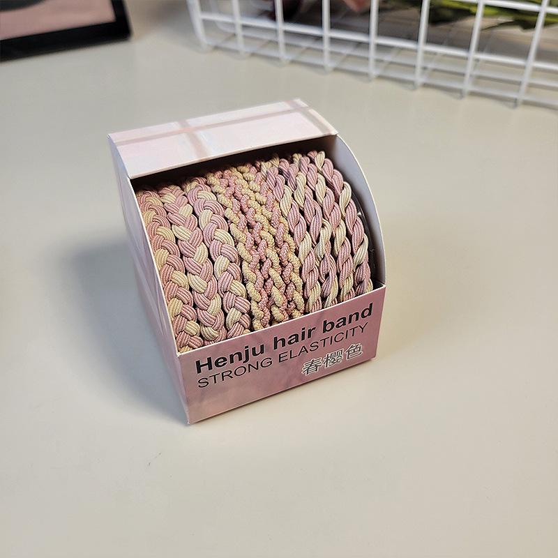 Высокоэластичные женские толстые бесшовные резинки для волос - прочный корейский стиль
