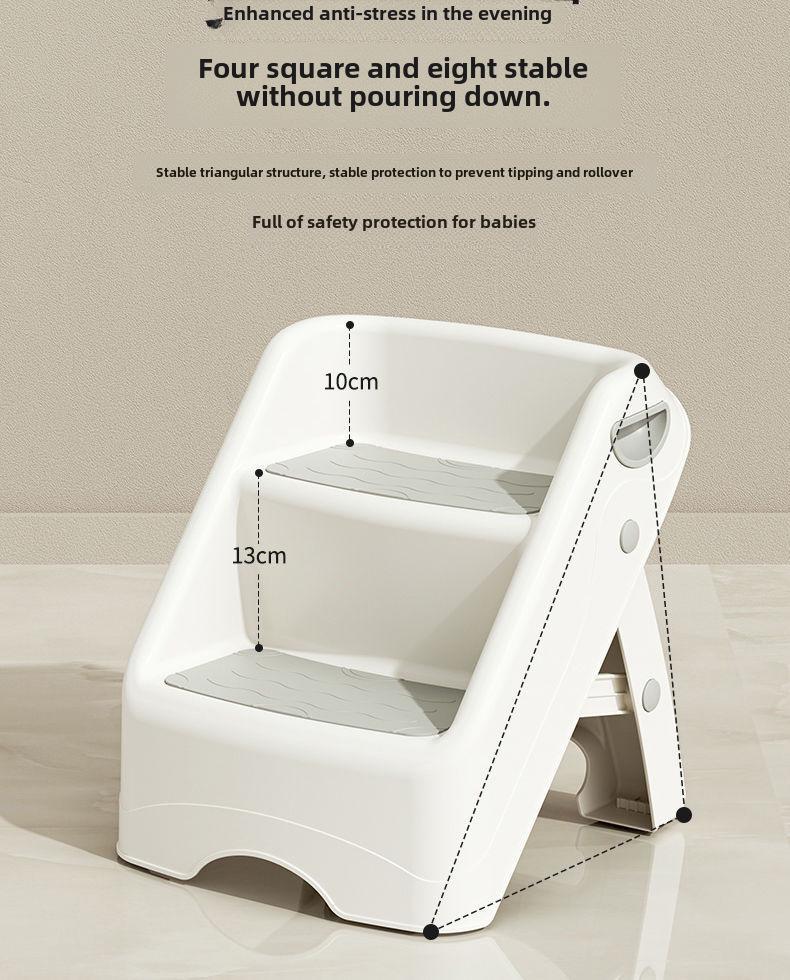 Children's Step Stool: Footstool for Toilet & Handwashing, Small Chair, Baby Stool
