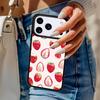 Розовая вишня Вишня Клубника Чехол для телефона Для iPhone 17 Air 14 15 13 12 Max Чехол Для Apple 16e 11 Pro Max Plus Coque