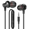 MAS CARNEY WI7 Wired Earphone with Microphone and Volume Black Set, 3.5mm Jack, Control, iPhone/Android Compatible,