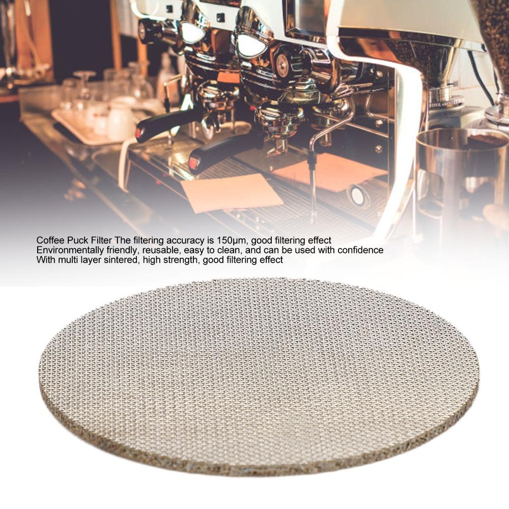 2 pcs set Round Puck Screen Espresso Puck Screen Stainless Steel Portafilter Screen  Coffee Making
