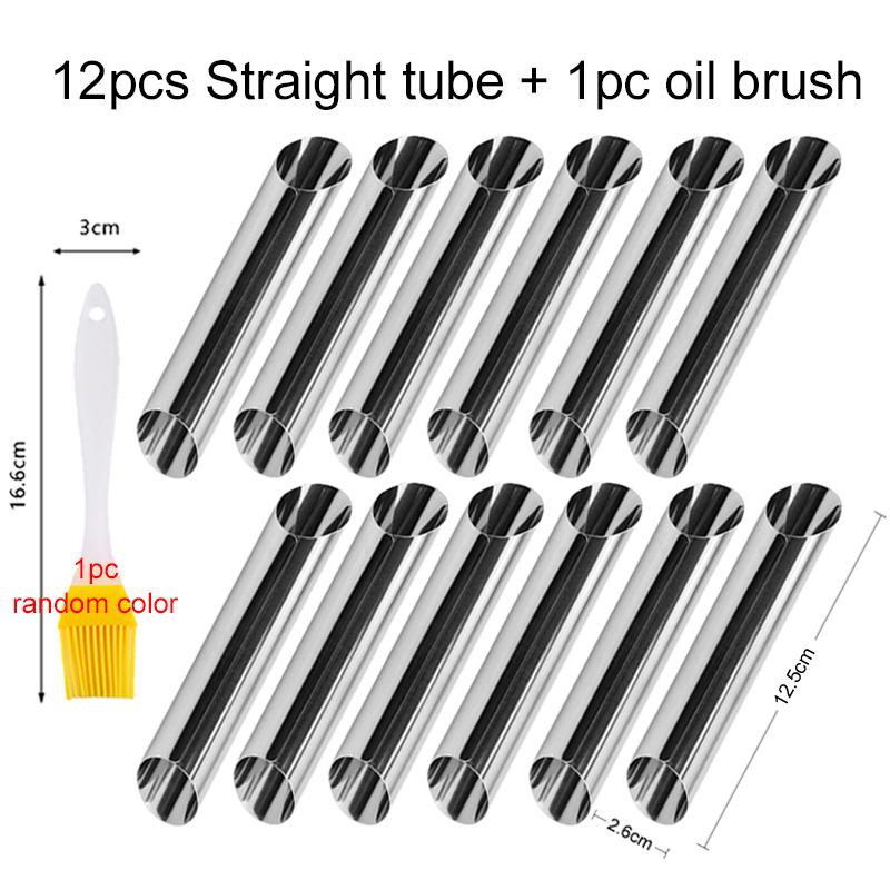 Формочки для трубочек из нержавеющей стали Кухонный десерт Прочная форма Конус Трубчатая форма Форма для выпечки Конусы Рожок Слойка TMZ