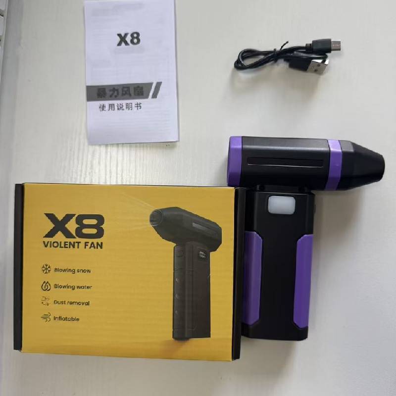 Ручной портативный вентилятор с УФ-очисткой от пыли и USB-зарядкой для офиса и улицы