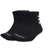 adidas Носки с манжетой Унисекс 3 пары Черный HD2212