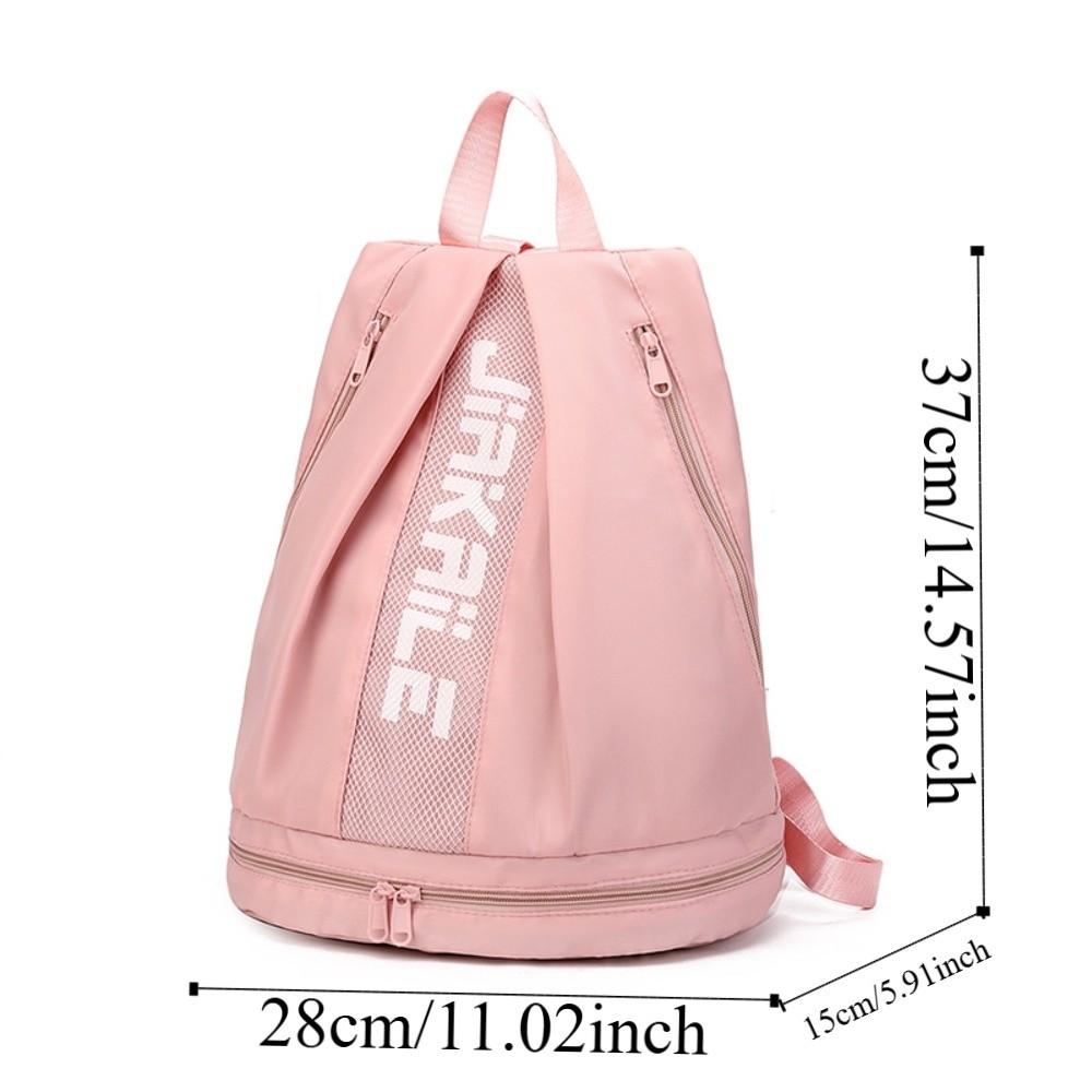 Portable Fitness Storage Pouch Adjustable Straps Nylon Sport Daypack Daily Gym Backpack Couple