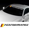 92.2x7.72СМ PERFORMANCE Боковая наклейка на лобовое стекло автомобиля Виниловая наклейка с буквами Креативная наклейка для украшения автомобиля Аксессуары