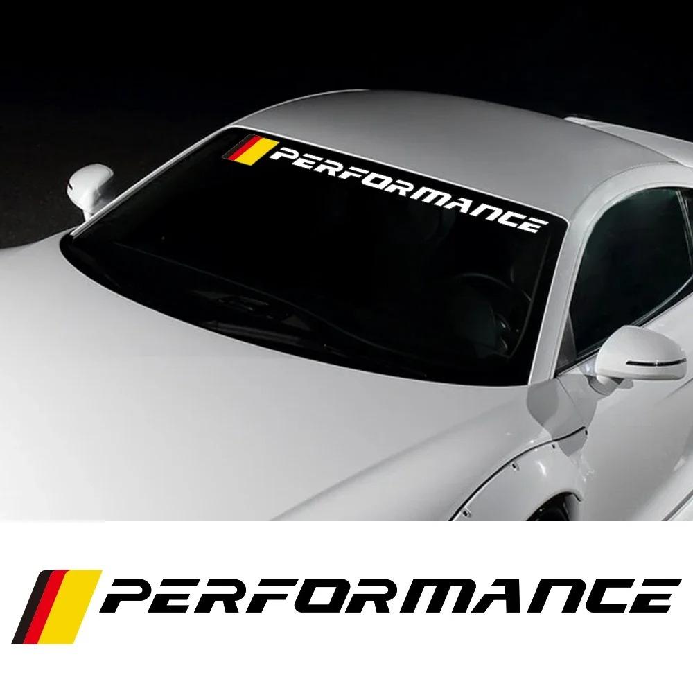 92.2x7.72СМ PERFORMANCE Боковая наклейка на лобовое стекло автомобиля Виниловая наклейка с буквами Креативная наклейка для украшения автомобиля Аксессуары
