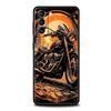 Цветной винтажный мотоцикл Расписной чехол для телефона для Samsung Galaxy S26 S25 S24 S23 S22 S20 S21 FE Ultra S25 Edge Plus 5G Мягкий ТПУ