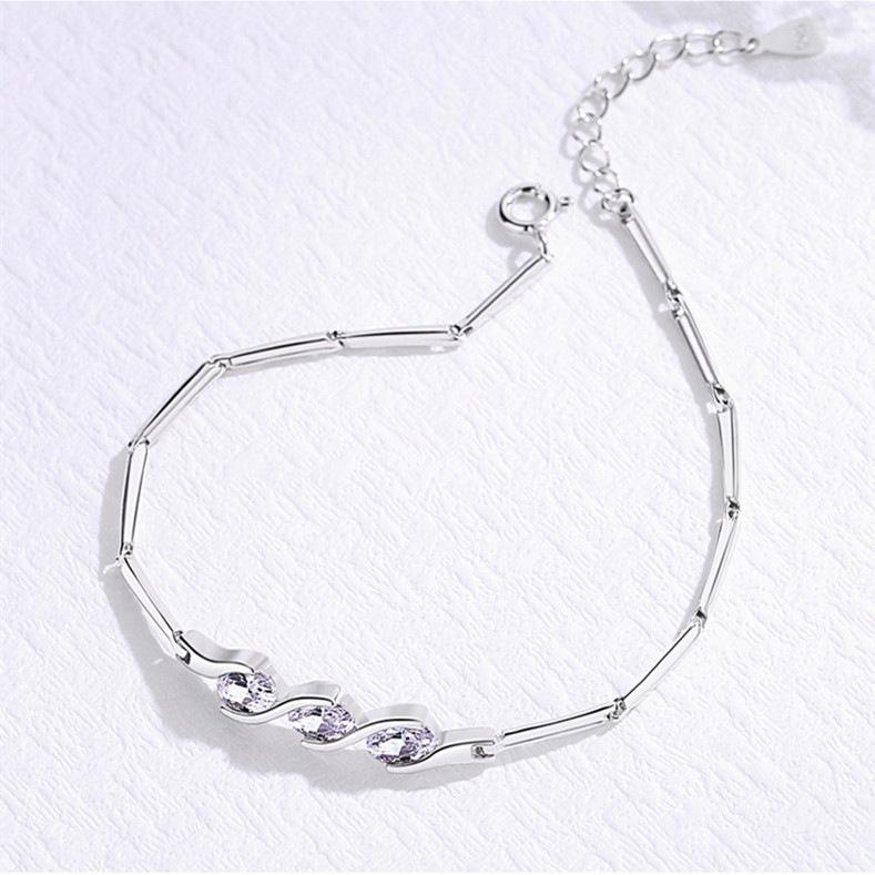 Простота, индивидуальность, холодность, модная интернет-знаменитость, милый браслет лучшего друга с легкой инкрустацией цирконом