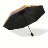 Disney Chip,Dale,Christmas Fashion Manual Folding Umbrella - Reinforced Eight Ribs, Automatic Opening and Closing, Lightweight, Ssuitable Fo