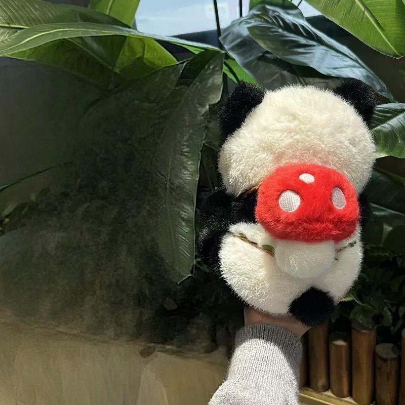 Mahjong Panda Plush Toy Soft Cute Animal Stuffed Doll For Kid And Gift Giving