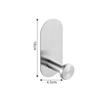 Self-adhesive Hooks Wall Hanging Hooks Towel Coat Holder Clothes Hanger Key Bag Hat Racks Bathroom Storage